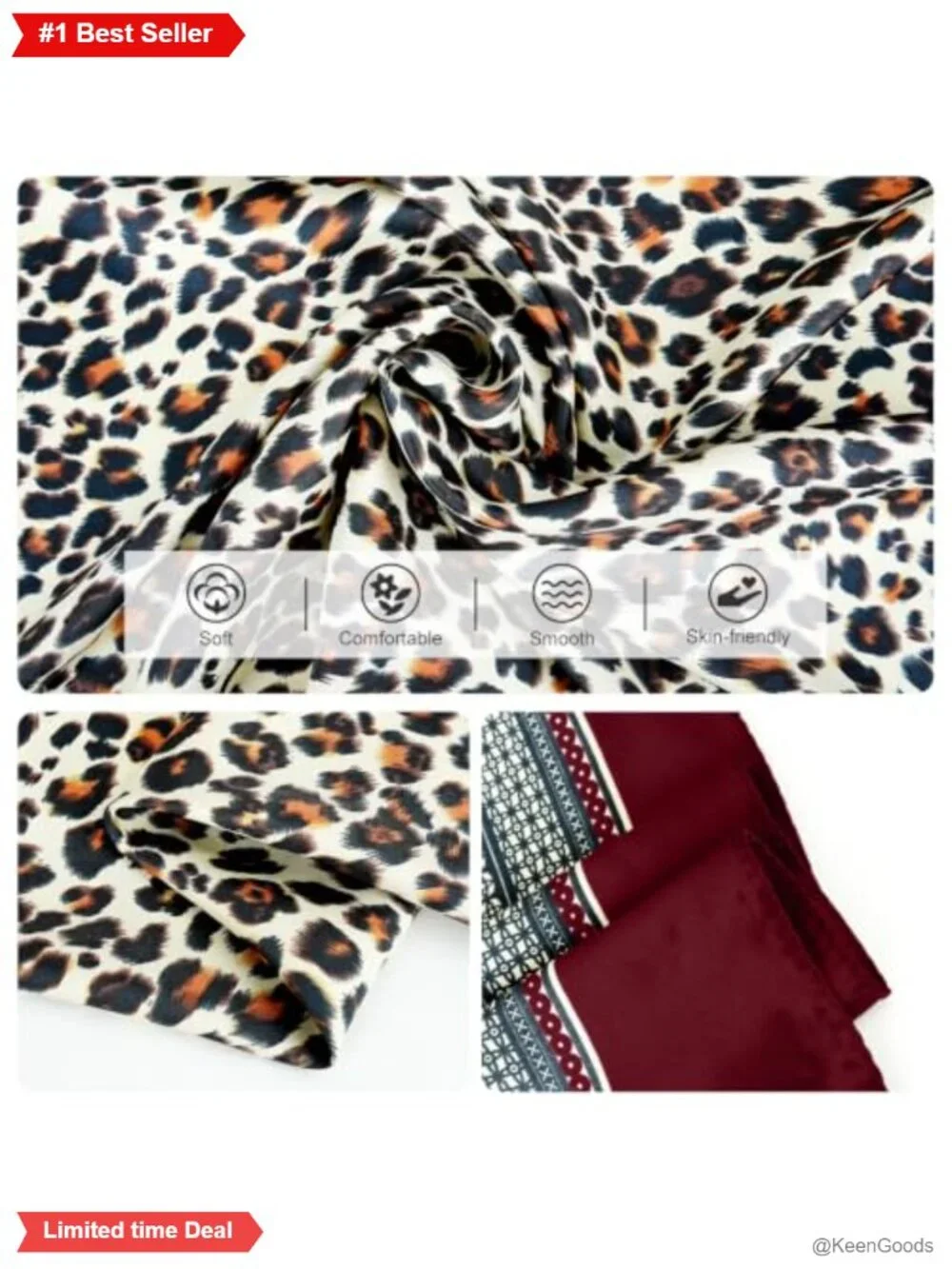 Satin Head Scarf 35